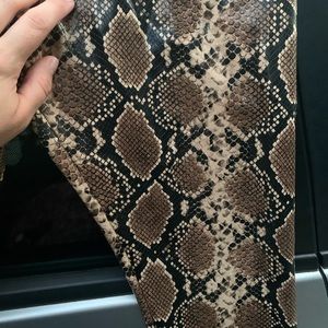 Commando faux leather snakeskin